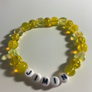 Handmade jimin themed bracelet